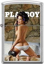 Zippo Playboy June 2013 Cover Street Chrome Windproof Lighter NEW RARE picture
