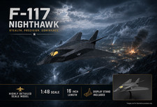 F-117 Nighthawk Stealth Fighter Masterbuild Display Model 1:48 Scale 16
