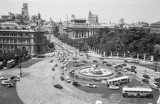 The Plaza Cibeles Of Madrid In 1965 1965 Old Photo picture