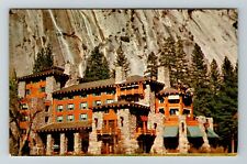 Yosemite National Park CA-California Ahwahnee Hotel Royal Arch Vintage Postcard picture