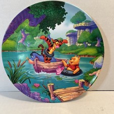 Vintage Zak Designs Winnie the Pooh Tigger Piglet Kid's Plate Melamine 8