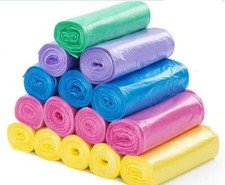 Garbage Bags Household Storage Clear Roll Disposable Waste Trash 100pcs/set  picture