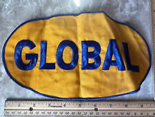 Global Vintage Patch Rare Large Yellow Stained Used picture