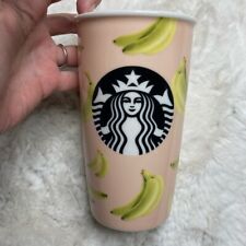 Starbucks 2015 Bananas Tall Mug Tumbler Mermaid Siren Logo 12 oz picture