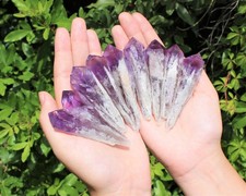 LARGE Royal Bahia Elestial Amethyst Points, 2-3