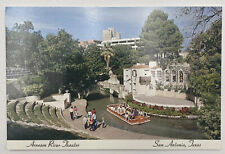 Postcard TX Arneson River Theater Boat Riverwalk San Antonio Texas picture