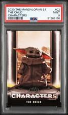 The Child 2020 Topps The Mandalorian Season 1 Characters PSA 9 #C2 Grogu Rookie picture
