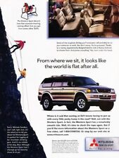 1998 Mitsubishi Montero Sport -  Original Advertisement Print Art Car Ad J885 picture