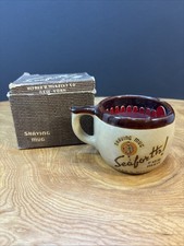 Vtg 1940s SEAFORTH Scotch Heather Shaving Mug Alfred McKelvy MCM Advertising NIB picture