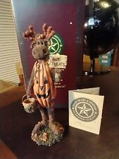 Boyds Bears Folkstone Collection: “Melvin Jack O’ Moose… Got Treats” 7” 81008 picture