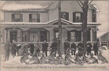 Adirondack Deer Hunt Ticonderoga Chestertown Hunting Club 1906 Unposted Postcard picture