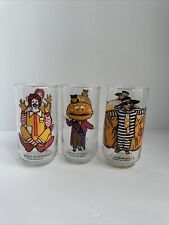 Vintage 1970s  McDonalds Collector Series Libbey Glasses Set Of 3 picture