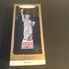 Statue of Liberty 1996 Hallmark Magic Ornament Light Music Star Spangled Banner picture