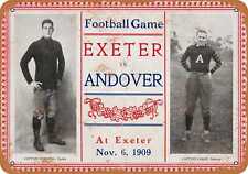 Metal Sign - 1909 Exeter vs. Andover -- Vintage Look picture