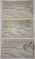 3 VTG POST OF RETURN REC, 1888 Altamont, DK to St Paul, MN. Nice & Clear Seals picture