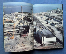 1988 Chernobyl reportage Nuclear reactor ChAES Disaster Photo Album Russian book picture