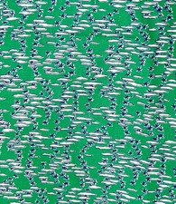 Wow 1930s Vintage Green Full Open Feedsack Fabric Flour Bag Farm House 45x37” picture