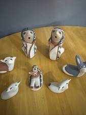 Judith Toya Jemez Polychrome Nativity Set (7 piece), c. 1970s- beautiful set picture