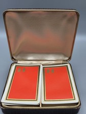 Vintage International Harvester IH Playing Cards 2 Deck Set Case 1 Sealed picture