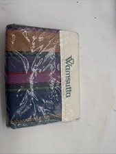 VTG Wamsutta Persian Stripe Cal King Size Fitted Sheet No Iron Percale NOS picture