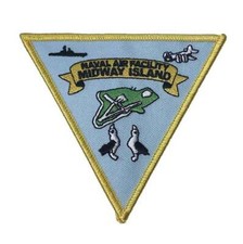 Naval Air Facility Midway Island Patch – Plastic Backing, 4.25in picture