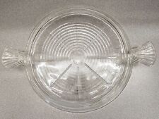 New Vintage 1940's Fire-King Clear Glass 10-1/2