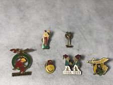 Vintage Lot Of 6 Shriners Lapel/Hat/Cap Pins ABBA  Daughters Of The Nile picture