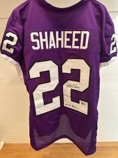 Rashid Shaheed Signed #22 Purple Weber State Jersey “4X All American” – Beckett picture
