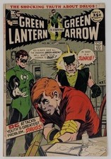 Green Lantern Green Arrow #85 Vintage DC Comic Book Drug Issue Junkie Key 1971 picture