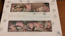 Vtg Silvestri Angel Blow Mold Vintage Christmas Lights 5ft 10 Angels Tested picture