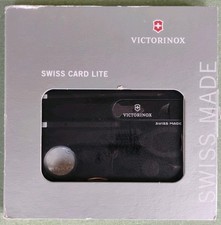 Victorinox Swiss Card Lite Translucent Black LED Multi-Tool 13 Functions picture