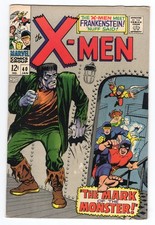 X-Men 40 1968 Marvel Comics VG/F 5.0 1st App Frankenstein's Monster Jean Grey picture