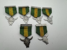 DUTY TO GOD AWARD BSA MEDAL BOY SCOUTS LDS MORMON AARONIC PRIESTHOOD BISON SKULL picture
