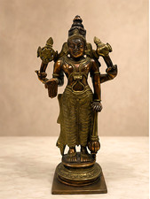 Lord Vishnu Brass Statue 10