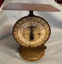 Vintage Salter Postal Parcel Balance Scales No.25 Rare Dial/Face K 1640 picture