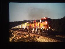 YE16 TRAIN SLIDE Railroad 35MM Photo BNSF 4356 WITH TRAIN DOULBE A AZ 10-5-99 picture