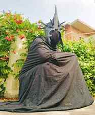 Nazgul Cloak and Gloves Gauntlet LOTR Witch King Angmar Cosplay Costume LARP picture