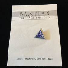 Vintage I A M 25 Sterling Silver Lapel Pin, Int'l Assn of Machinist picture