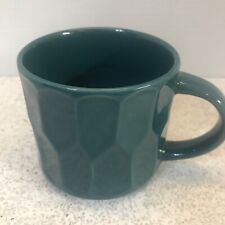 Starbucks 2014 14oz Green Teal Scalloped Mug picture