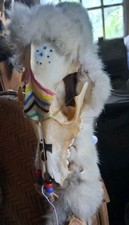 **AUTHENIC VINTAGE 1950s  NATIVE AMERICAN   SHAMAN STAFF MEDICINE  VERY NICE * picture
