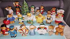 Vintage Enesco Lucy And Me Bears Lot Of 21 Porcelain Figurines picture