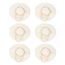 6 Pcs 5 Inch Miniature Doll Straw Hats Size XL for DIY Craft picture