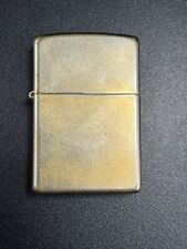 2004 Zippo Lighter Brass Color Toned Works Great  picture