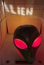 Rare 1995 Alien Monster Head Light Up Lamp by Trendmasters Blow Mold red eyes picture