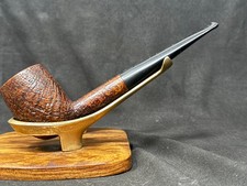 Vintage Loewe & Co. “Drake” Sandblast Billiard Pipe – Circa 1920s–1940s, Middle picture