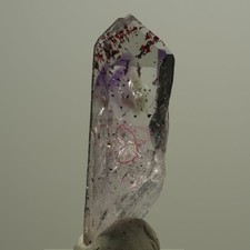 Enhydro Harlequin Phantom Amethyst Point, 2x Bubble Streep Mine, Namibia picture