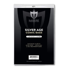 200 Max Pro Silver Age Comic Book Poly Bags - 7 1/8 X 10 1/2 2 mil Archival Safe picture