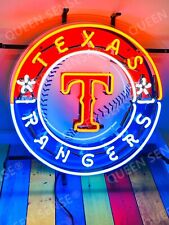 New Texas Rangers HD ViVid Neon Sign 24