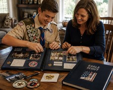 BSA Eagle Scout Scrapbook 12x12 K&Company Boy Scouts NEW SEALED 2005 picture
