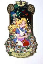 NEW astral_pins Signature Series Alice in Wonderland LE Hard Enamel Fantasy Pin picture